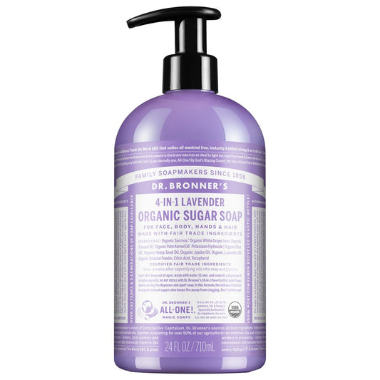 Dr. Bronner's Magic All-One Lavender Liquid Hand Pump Soap