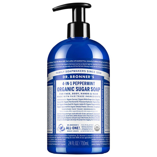 Dr. Bronner's All-One Spearmint Peppermint Liquid Hand Soap