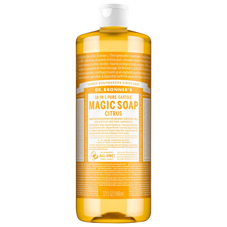 Dr. Bronner's 18-in-1 Pure-Castile Soap - Hemp Citrus