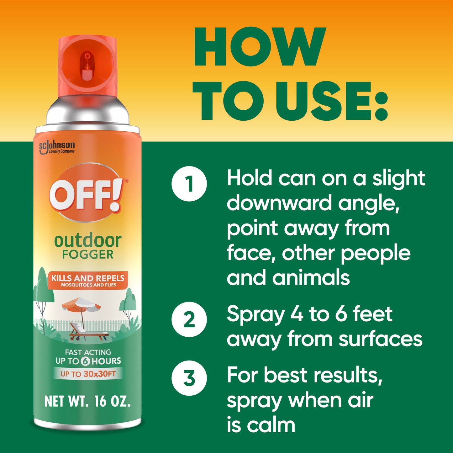 OFF! Outdoor Insect Fogger