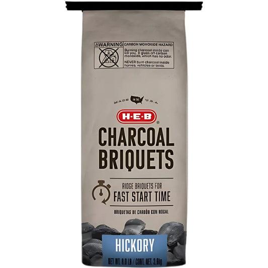 H-E-B Hickory Charcoal Briquets