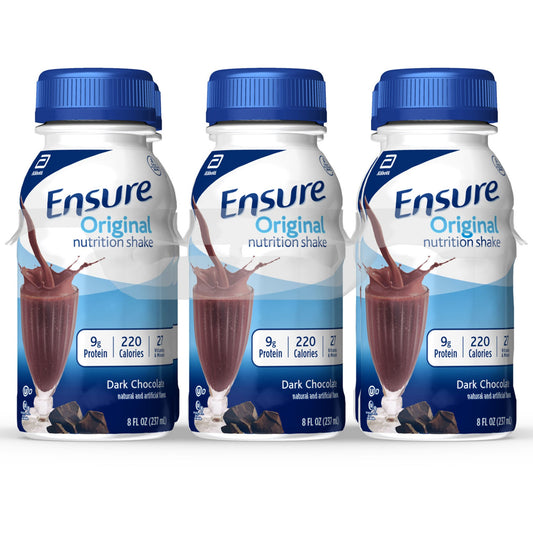 Ensure Original Nutrition Shakes 6 pk Bottles - Dark Chocolate