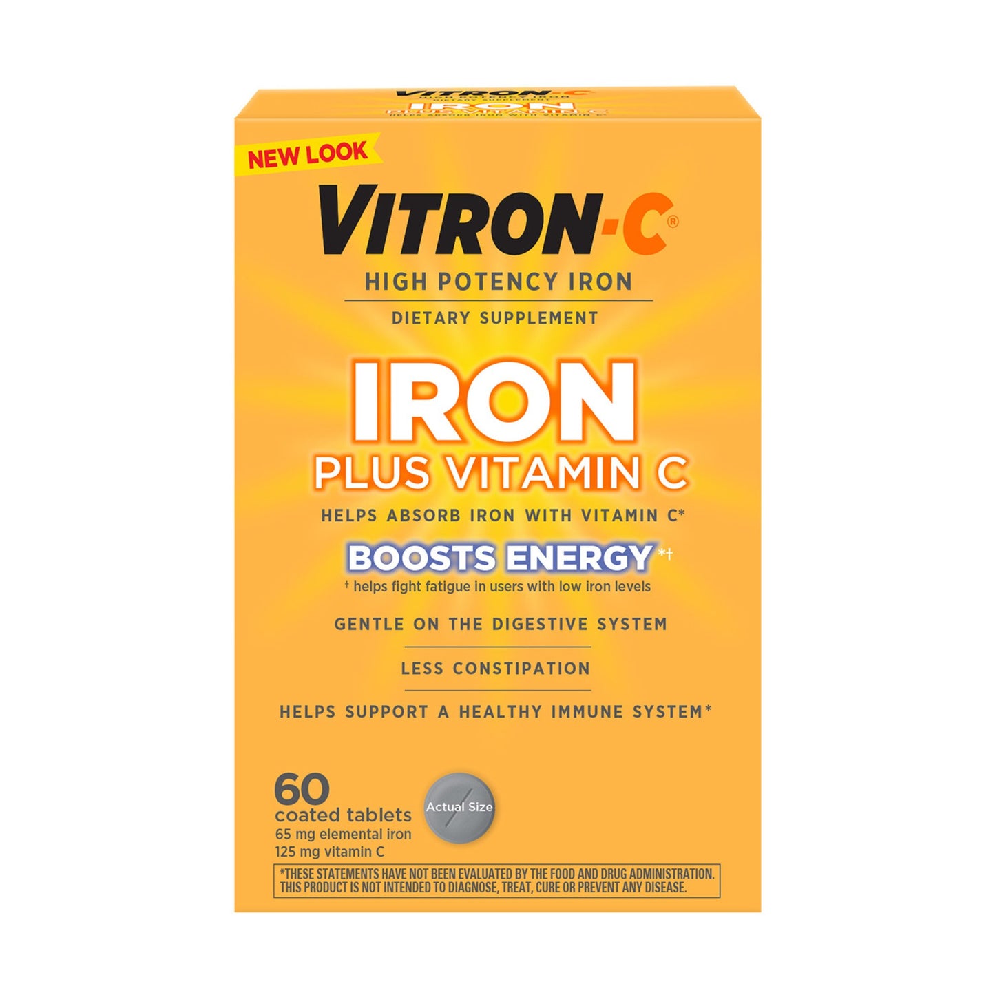 Vitron-C Iron Supplement Plus 125 mg Vitamin C