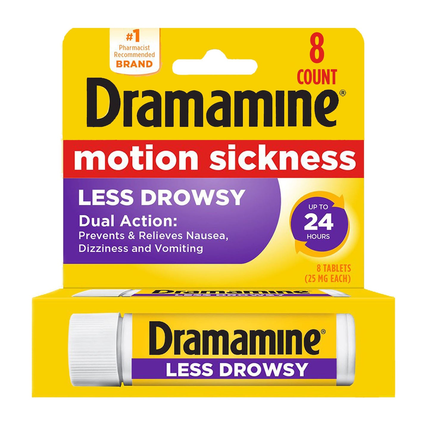 Dramamine All Day Less Drowsy Motion Sickness Relief