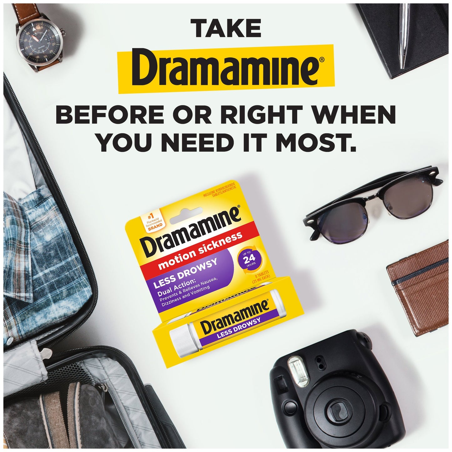 Dramamine All Day Less Drowsy Motion Sickness Relief