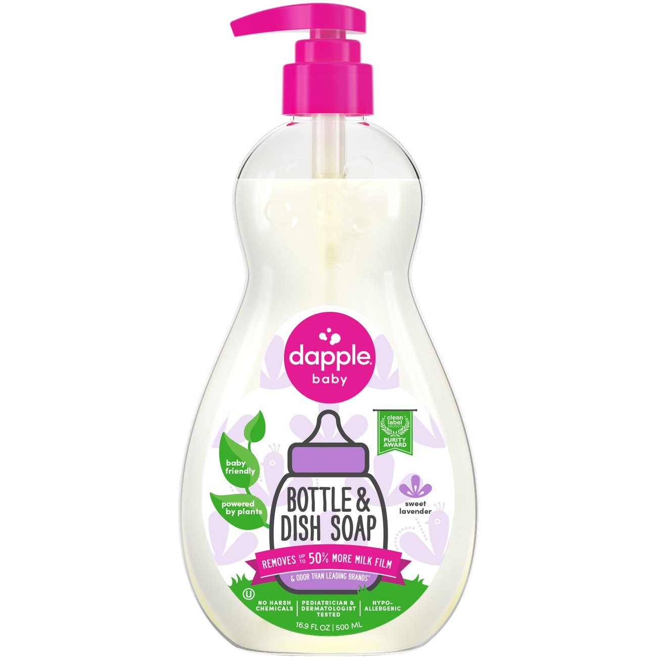 Dapple Baby Sweet Lavender Bottle & Dish Soap