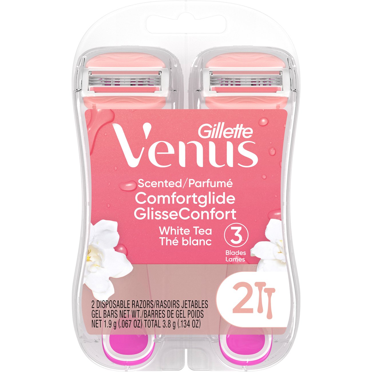 Gillette Venus ComfortGlide White Tea Disposable Razors