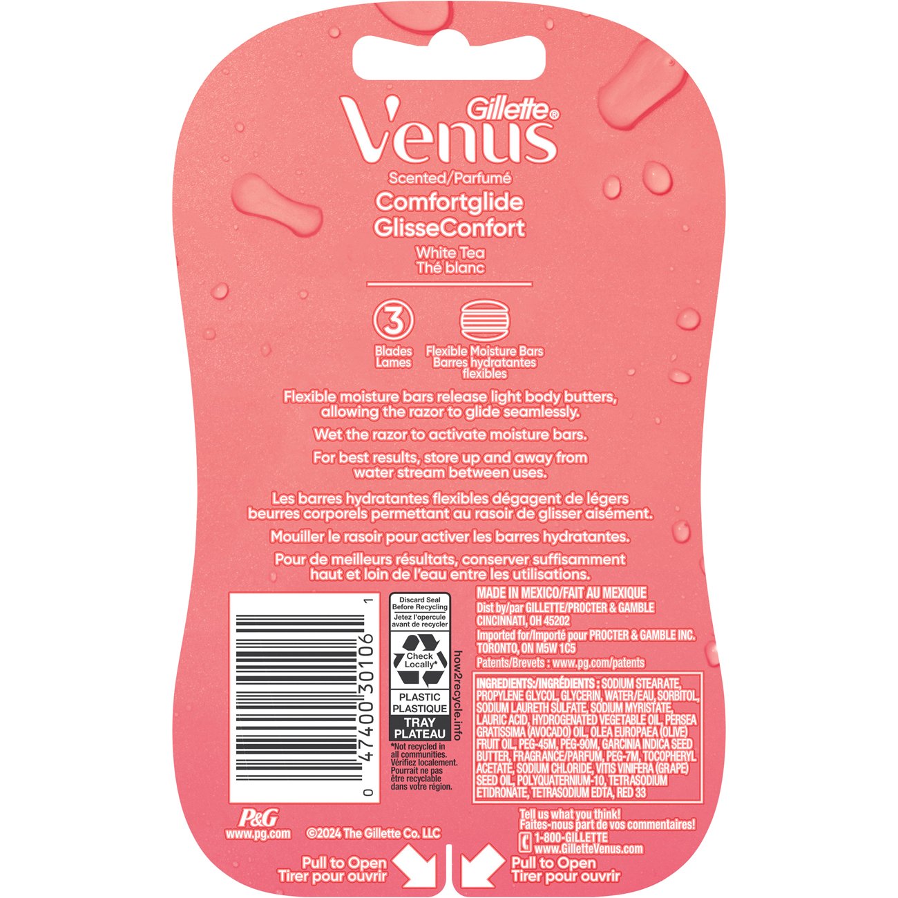 Gillette Venus ComfortGlide White Tea Disposable Razors