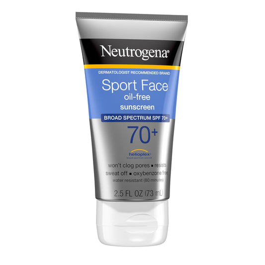 Neutrogena Sport Face Oil-Free Lotion Sunscreen - SPF 70+