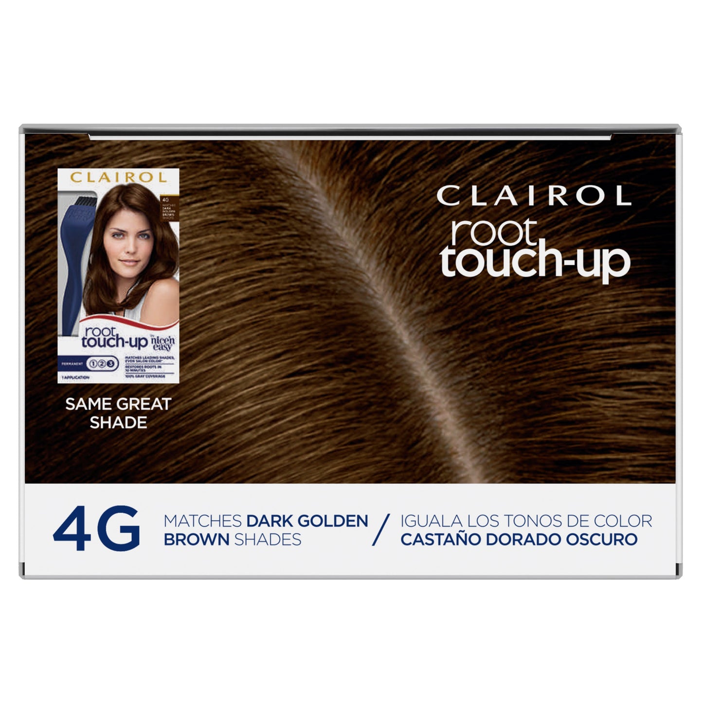 Clairol Nice 'N Easy Root Touch-Up Hair Color - 4G Dark Golden Brown