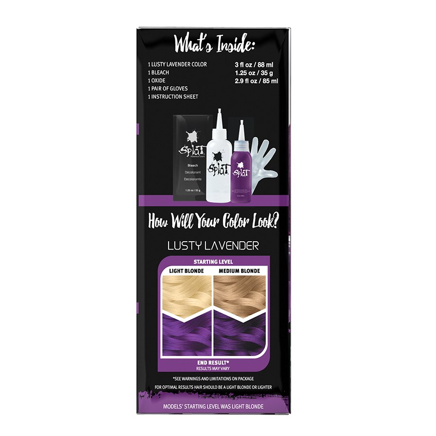 Splat Lusty Lavender Complete Hair Color Kit
