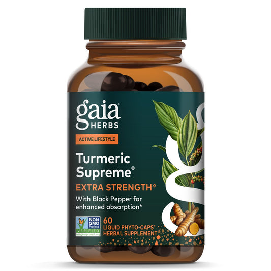 Gaia Herbs Turmeric Supreme Extra Strength Liquid Phyto-Caps