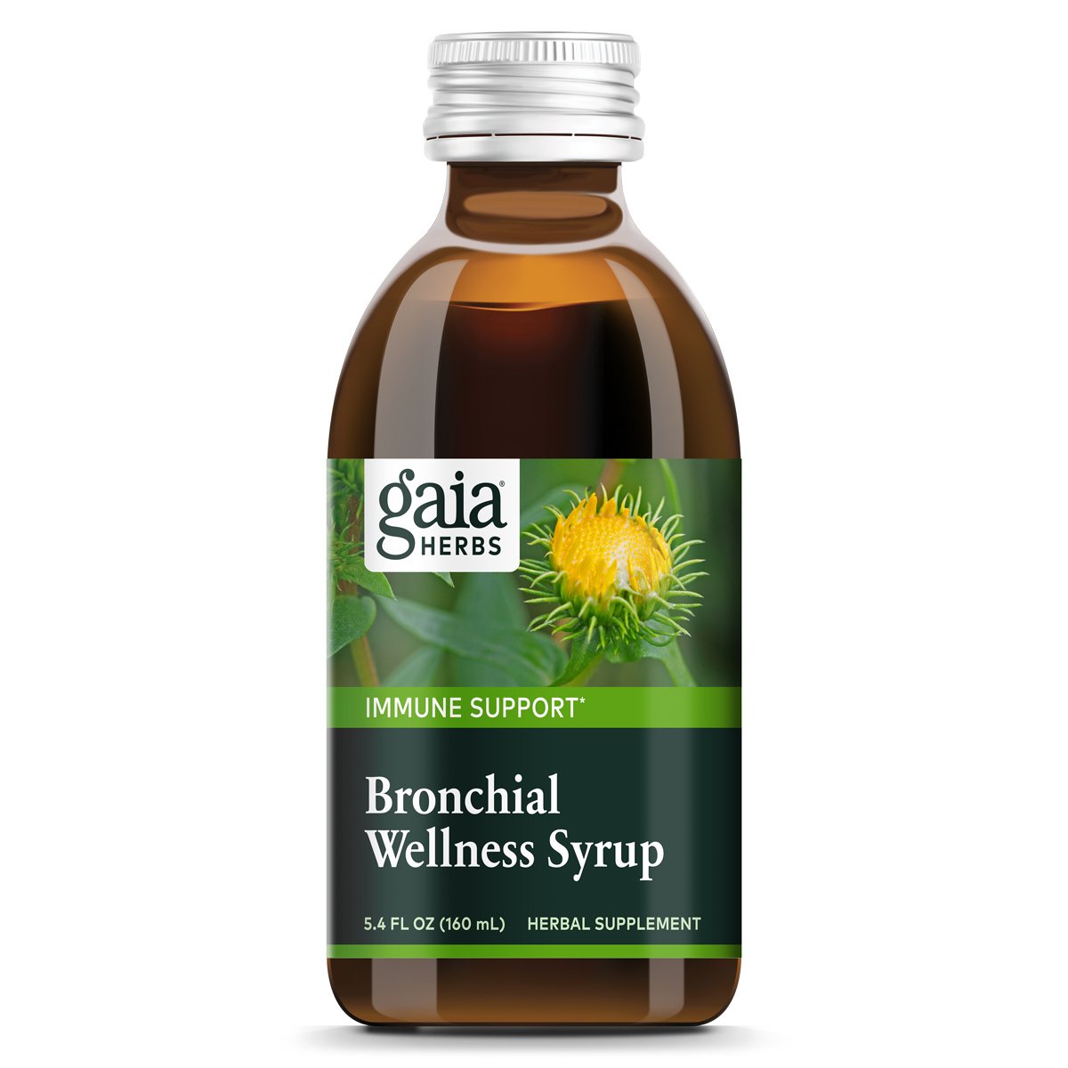 Gaia Herbs RapidRelief Bronchial Wellness Herbal Syrup