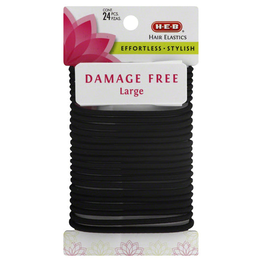 H-E-B Large Damage Free Hair Elastics