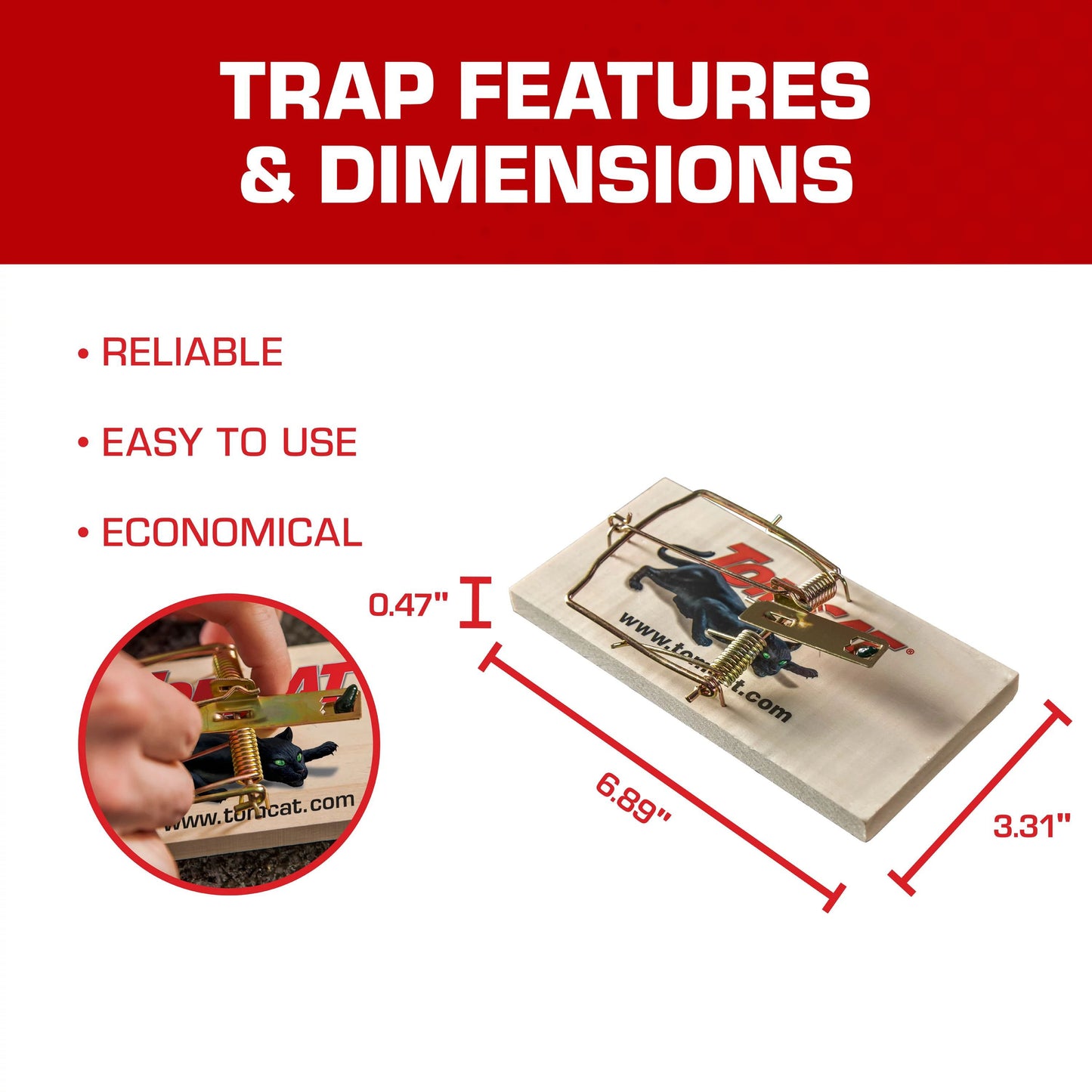 Tomcat Wooden Rat Trap
