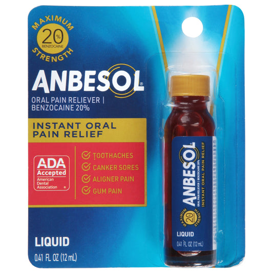 Anbesol Max Strength Oral Pain Reliever Liquid