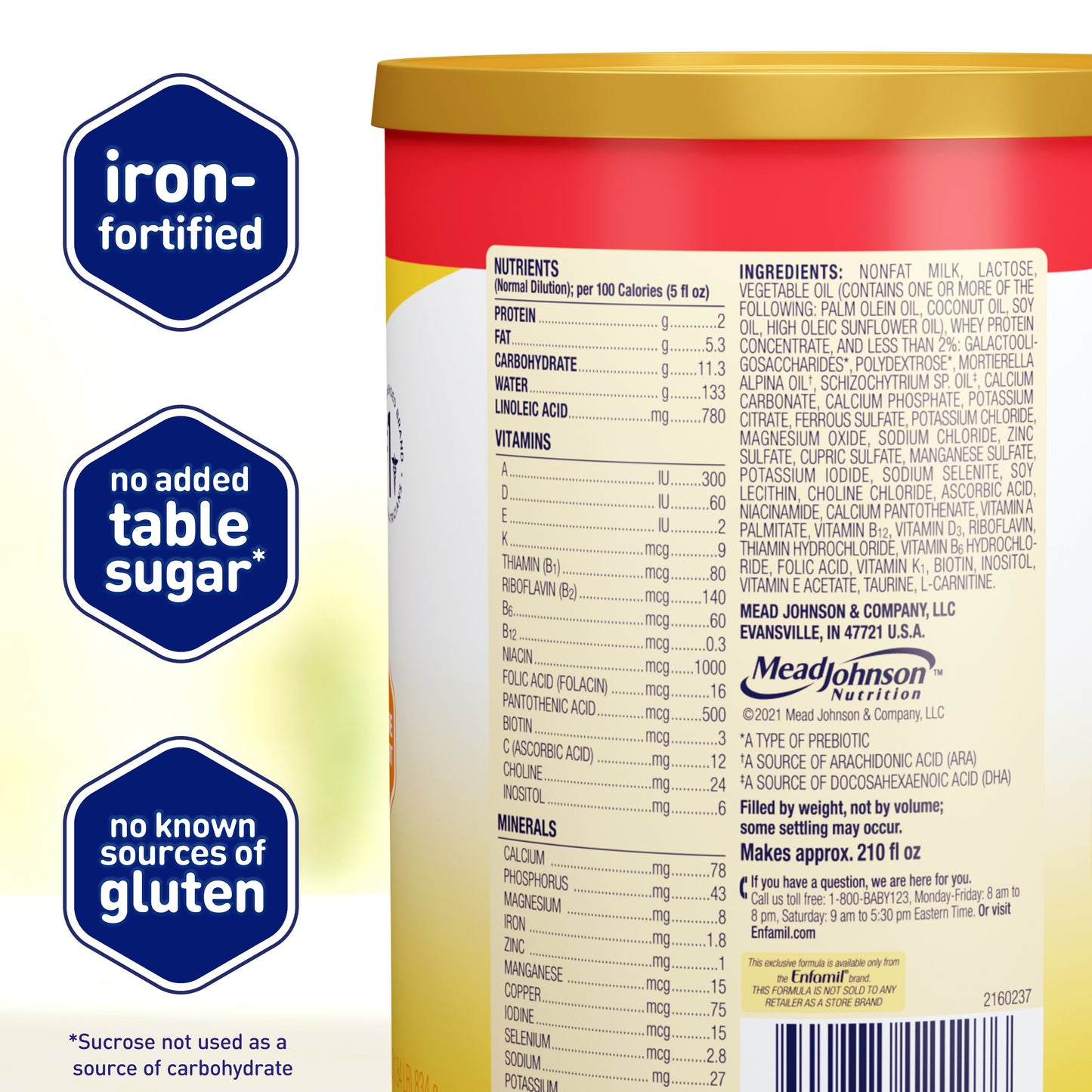 Enfamil Milk-Based Powder Infant Formula with Iron