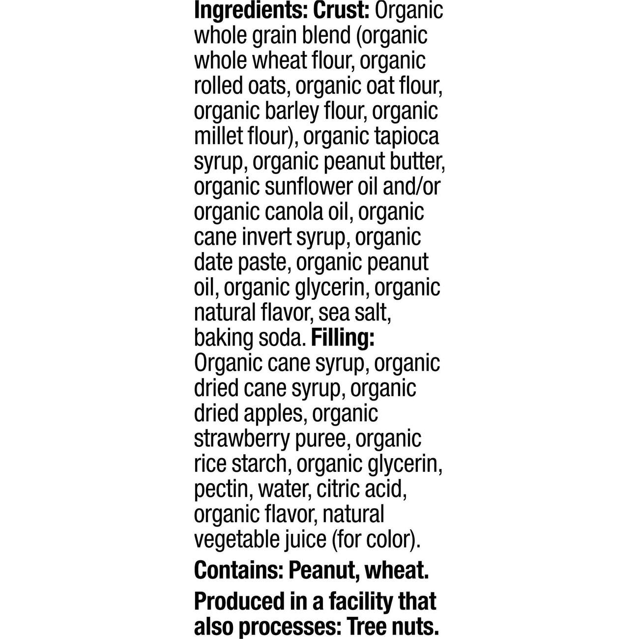 Plum Organics Jammy Sammy Snack Size Sandwich Bar - Peanut Butter & Strawberry