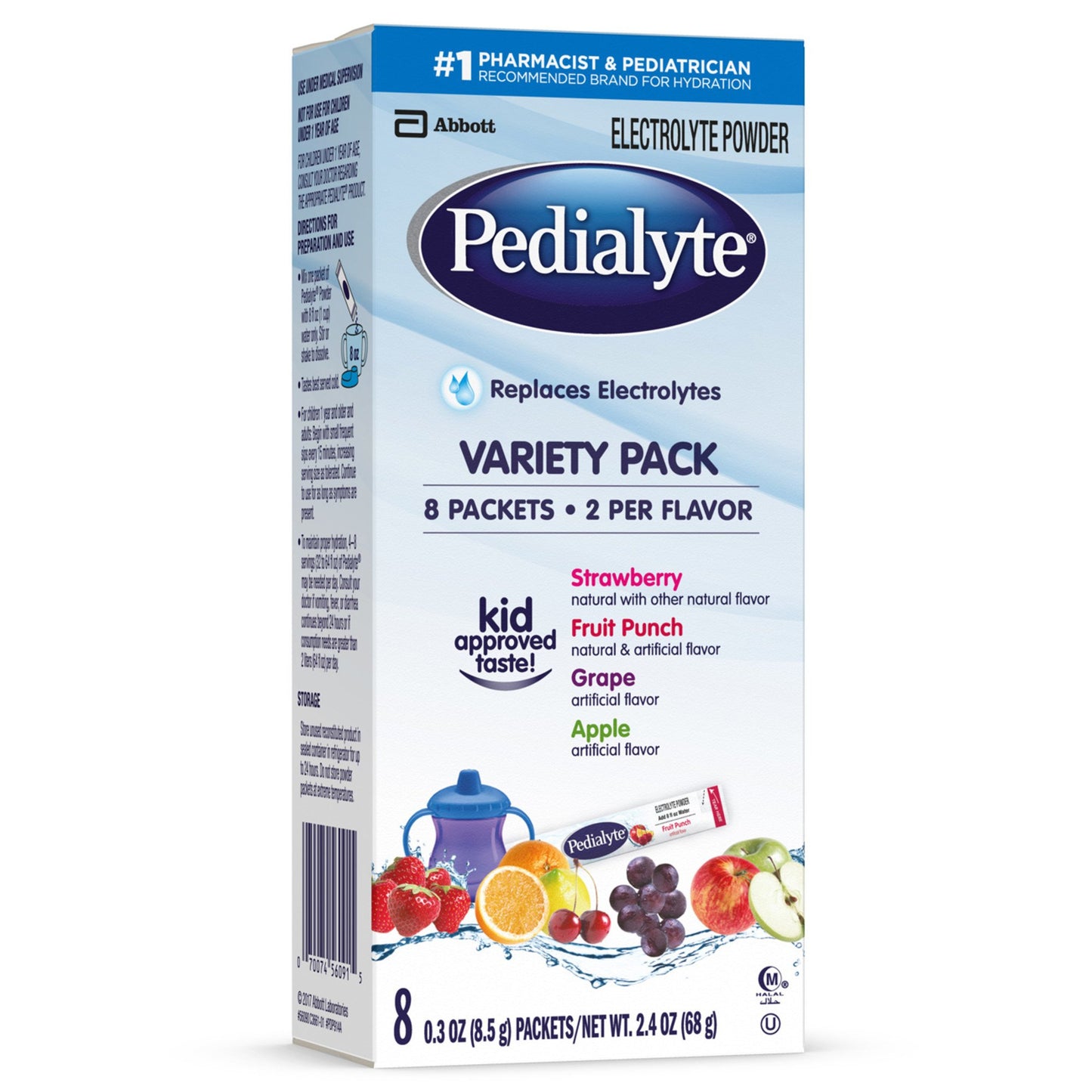 Pedialyte Electrolyte Powder Packets - Variety Pack
