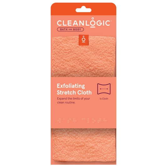 Cleanlogic Bath & Body Exfoliating Stretch Cloth