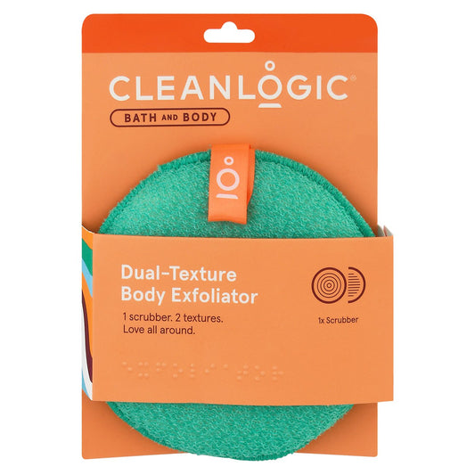 Cleanlogic Exfoliating Dual Texture Body Scrubber