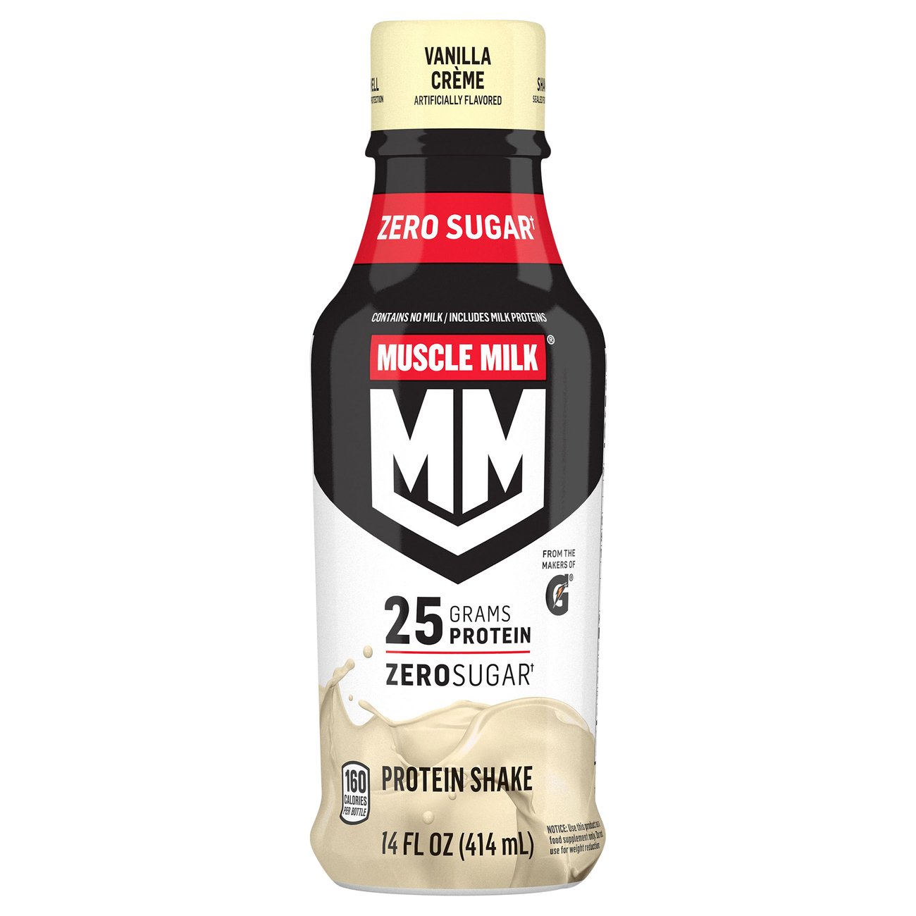 Muscle Milk Zero Sugar 25g Protein Shake - Vanilla Creme