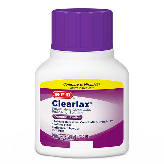 H-E-B Clearlax 7 Day