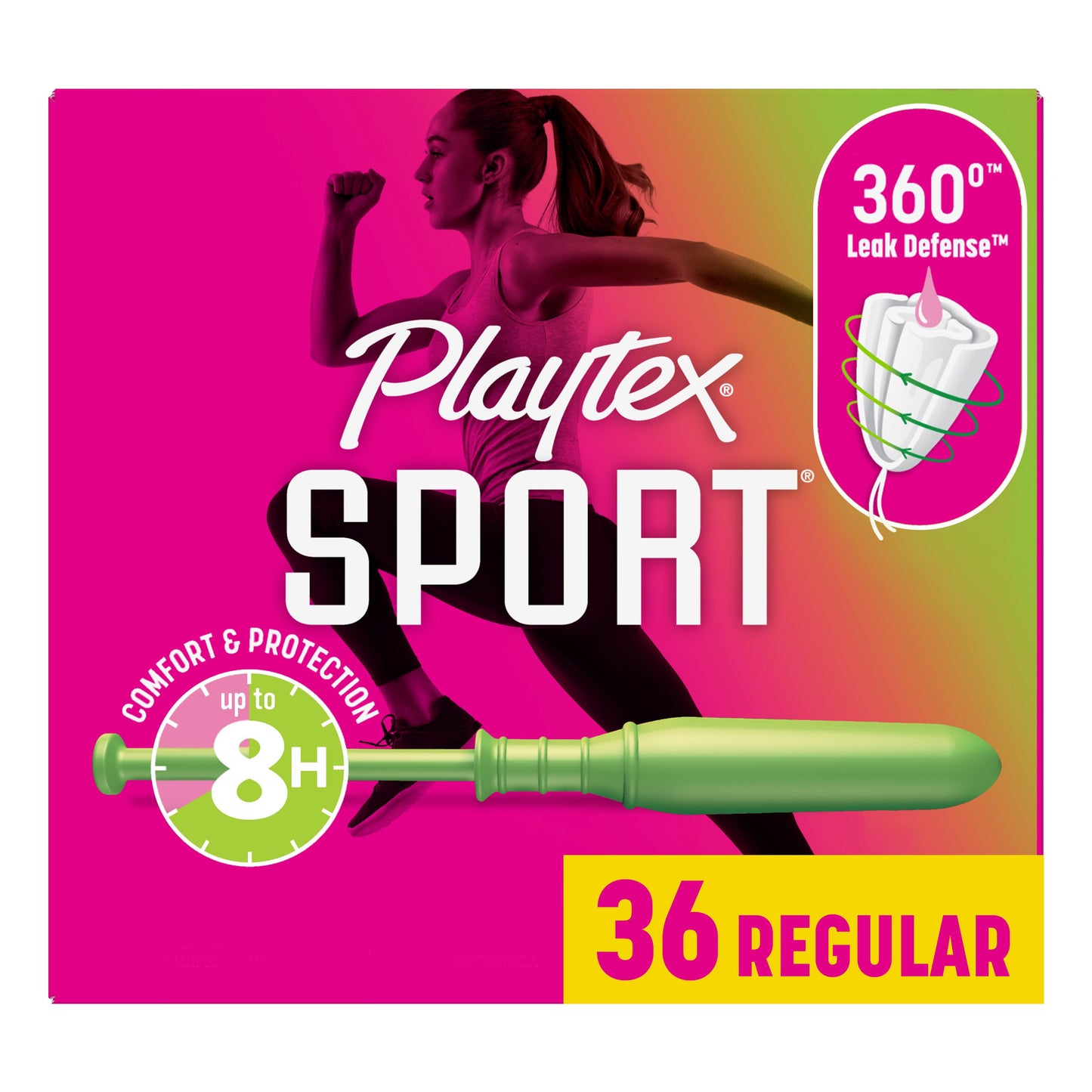 Playtex Sport Tampons - Regular, Unscented