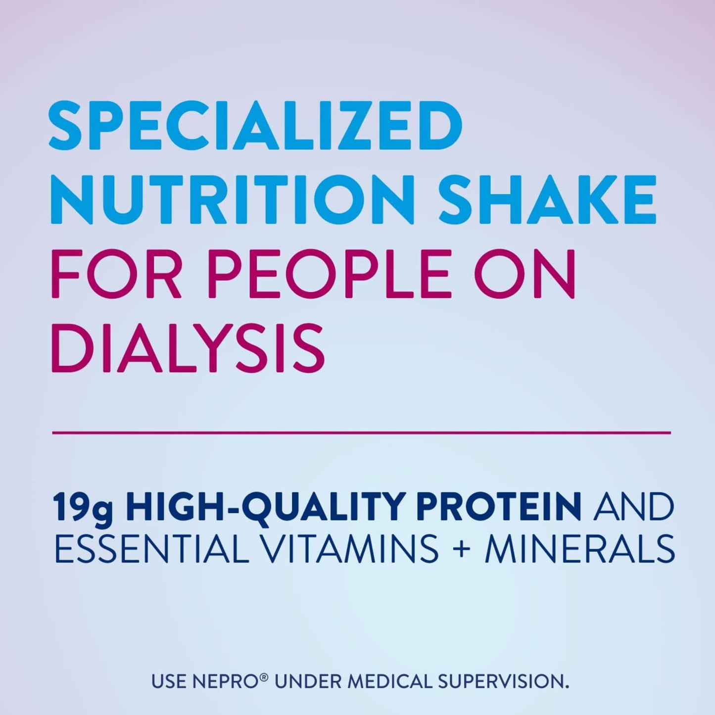 Nepro Dialysis Support 19g Protein Nutritional Shake - Vanilla, 4 pk