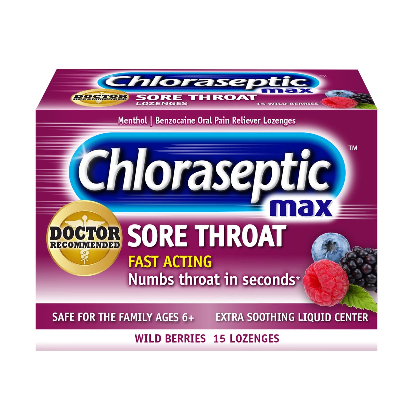 Chloraseptic Sore Throat Lozenges - Wild Berries