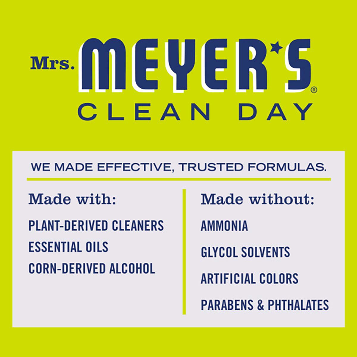 Mrs. Meyer's Clean Day Lemon Verbena Scent Glass Cleaner Spray