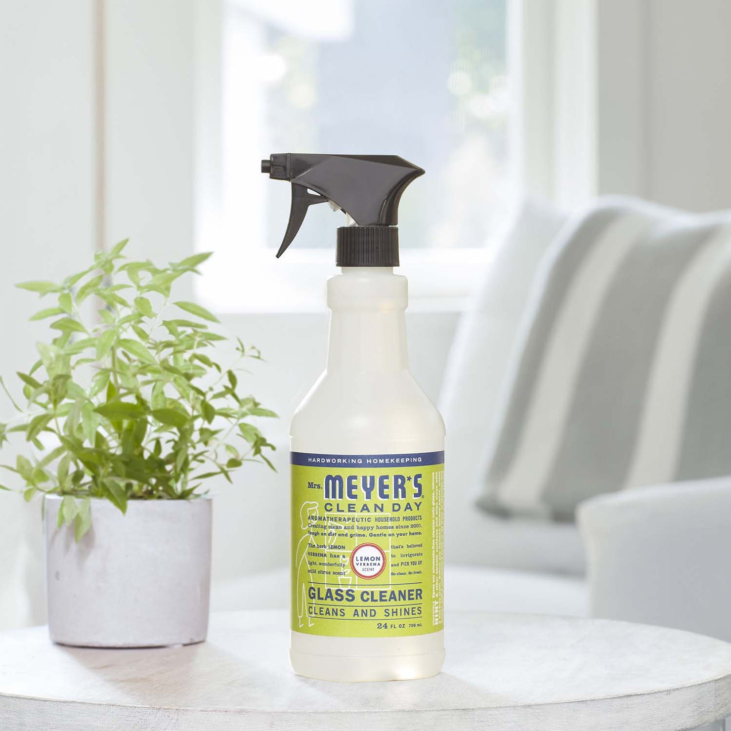 Mrs. Meyer's Clean Day Lemon Verbena Scent Glass Cleaner Spray