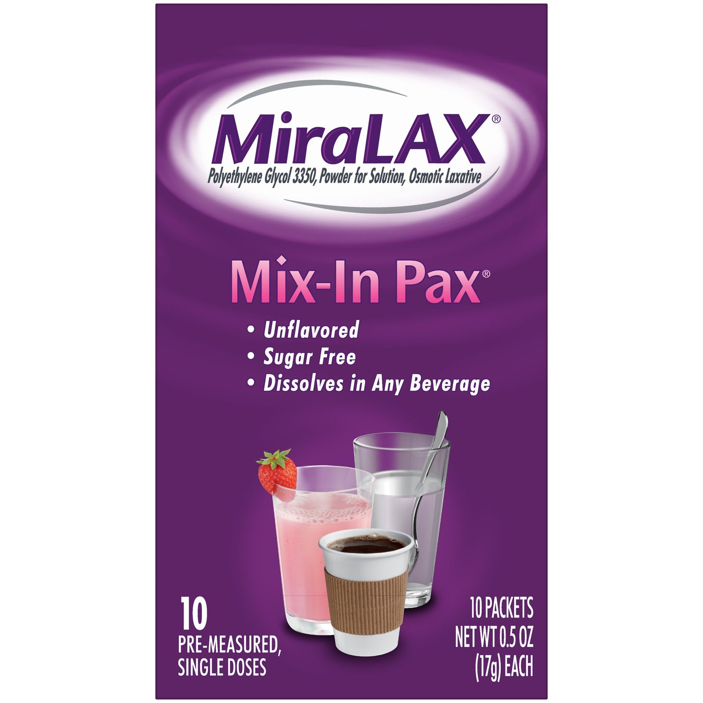 MiraLAX Laxative Powder Packets