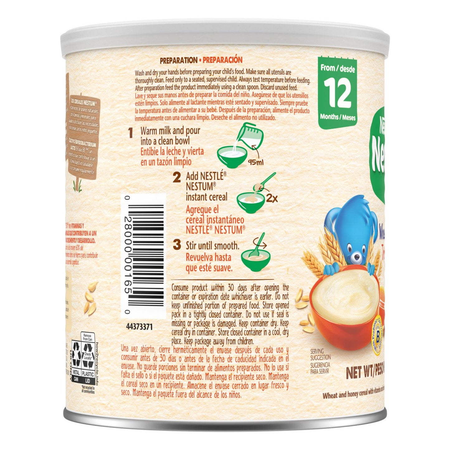 Nestle Nestum Wheat & Honey Cereal