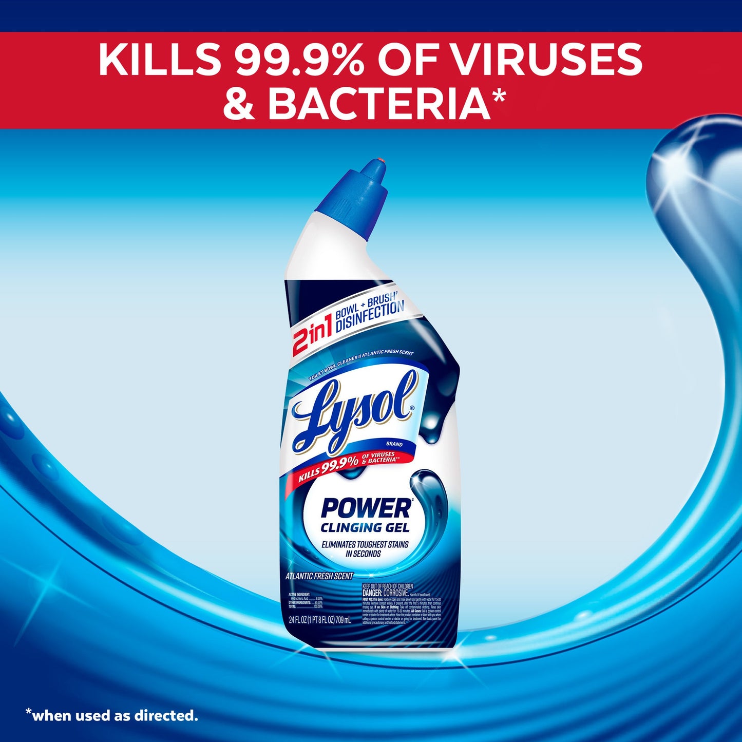 Lysol Toilet Bowl Cleaner Power Twin Pack