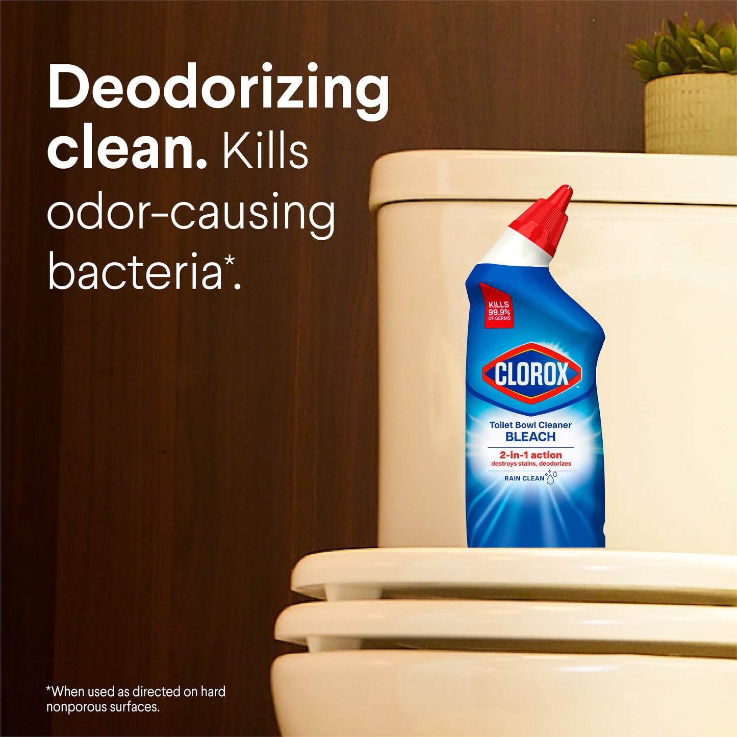 Clorox Rain Clean Toilet Bowl Cleaner with Bleach Value Pack