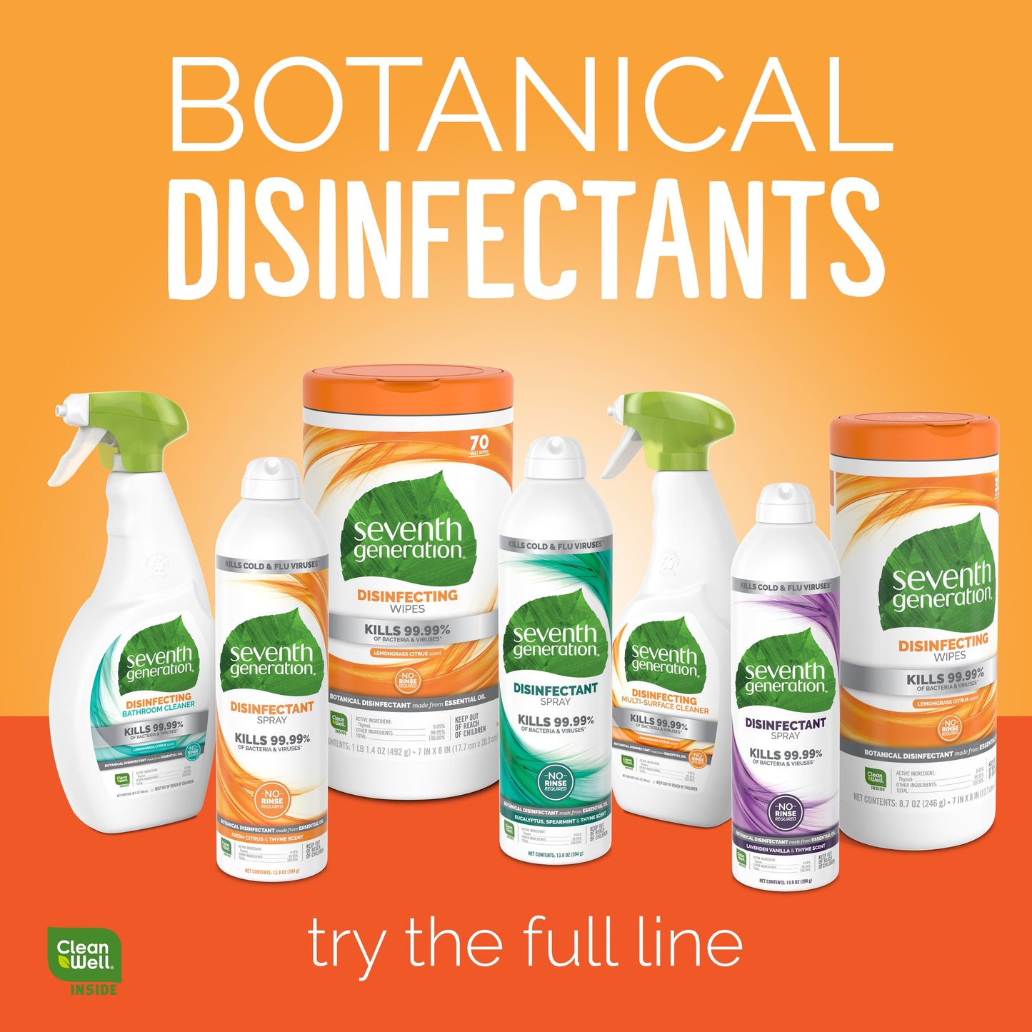 Seventh Generation Disinfecting Multi-Surface Cleaner