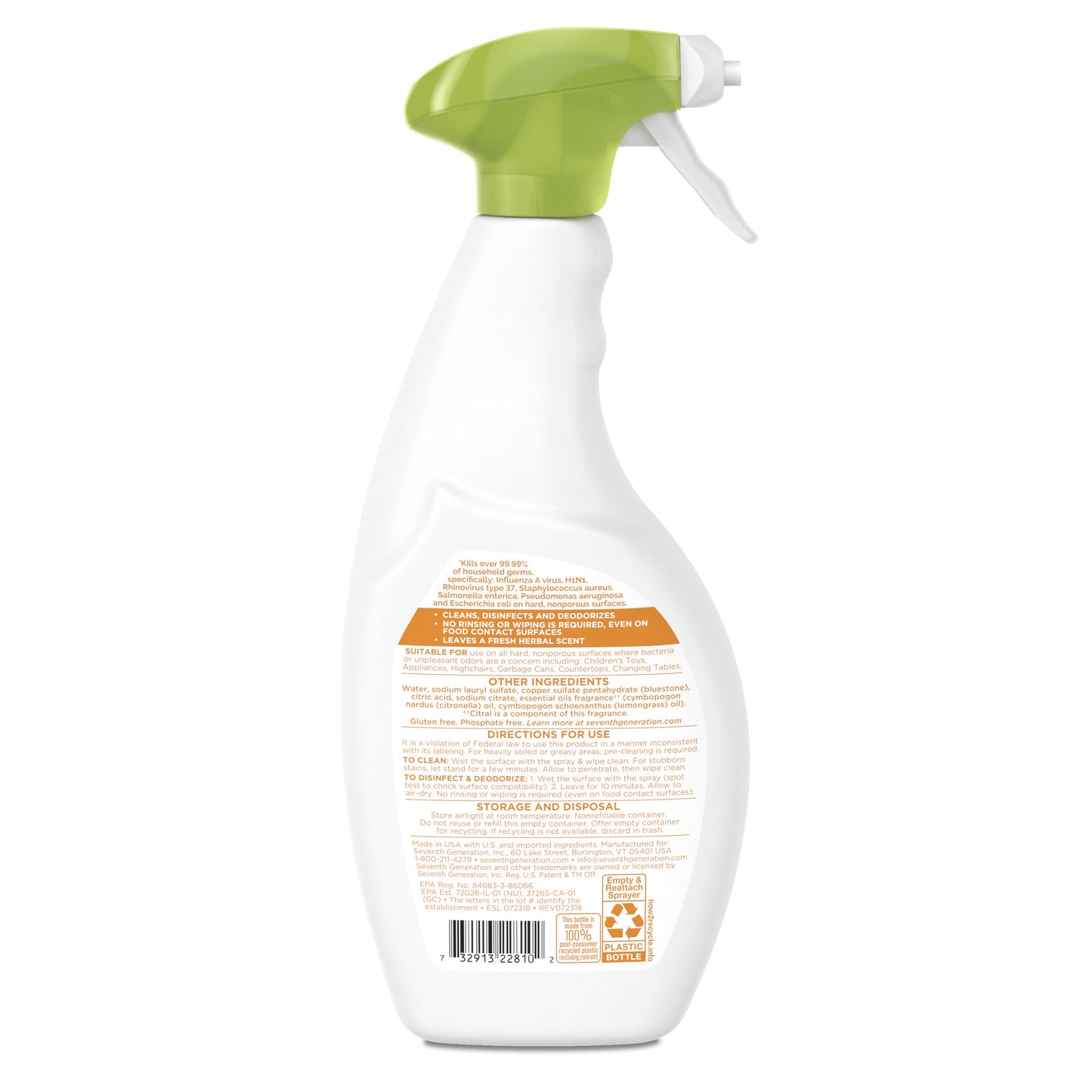 Seventh Generation Disinfecting Multi-Surface Cleaner