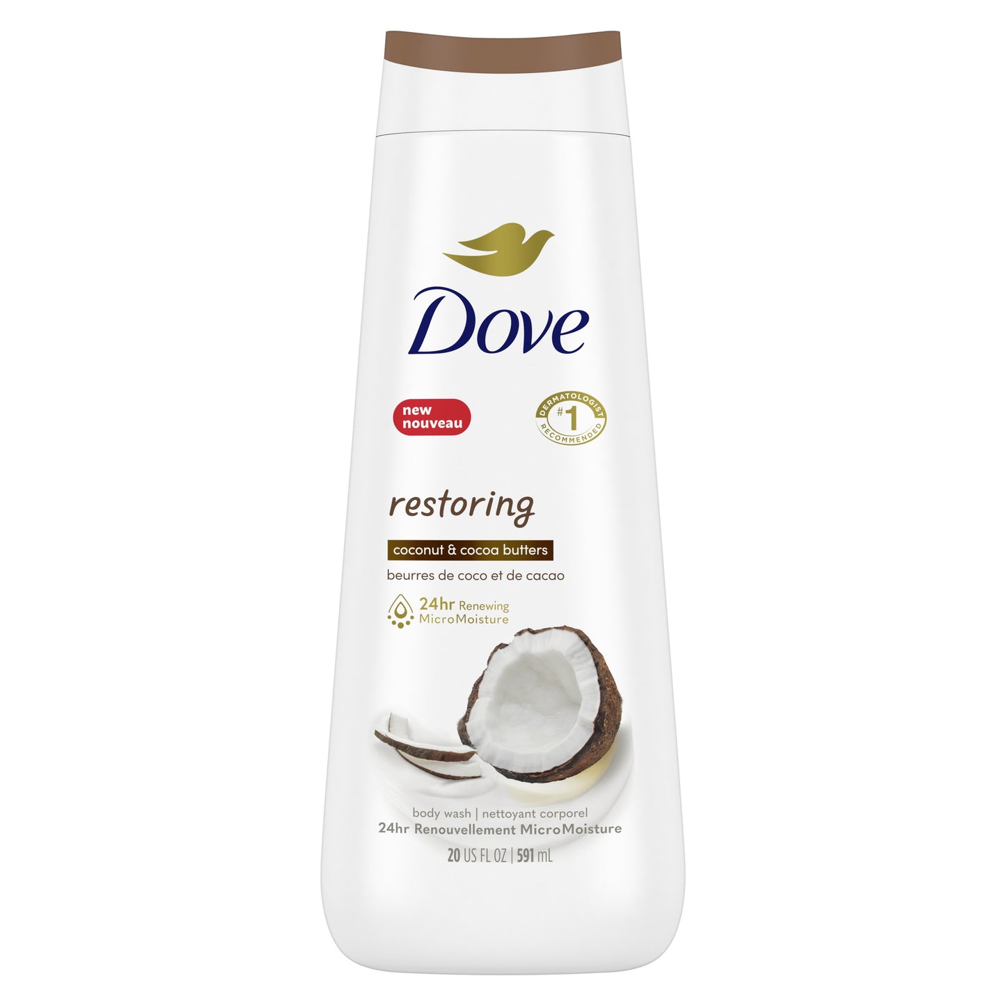 Dove Restoring Body Wash - Coconut & Cocoa Butter