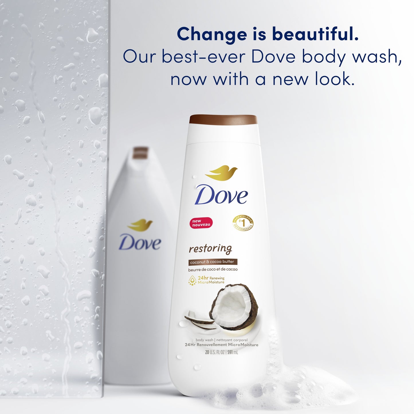 Dove Restoring Body Wash - Coconut & Cocoa Butter