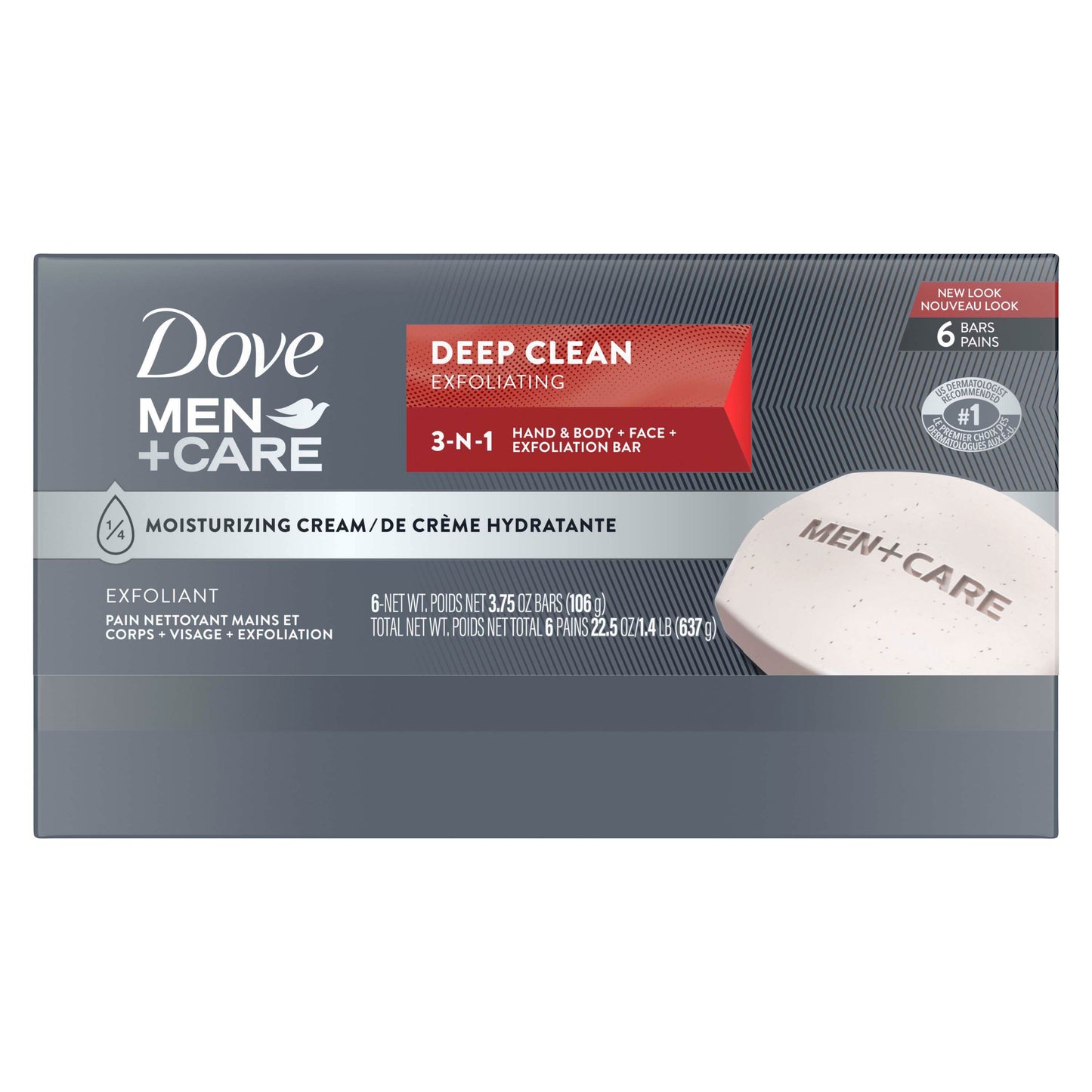 Dove Body Soap and Face Bar Deep Clean