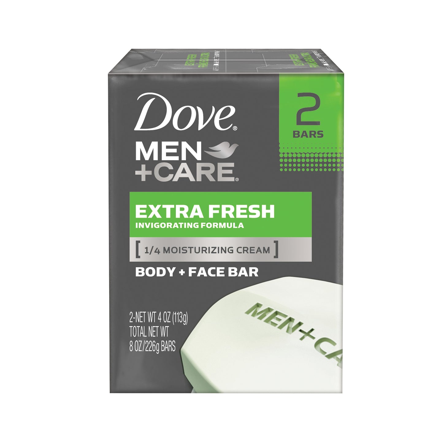 Dove Men+Care Extra Fresh Body and Face Bar 2 pk