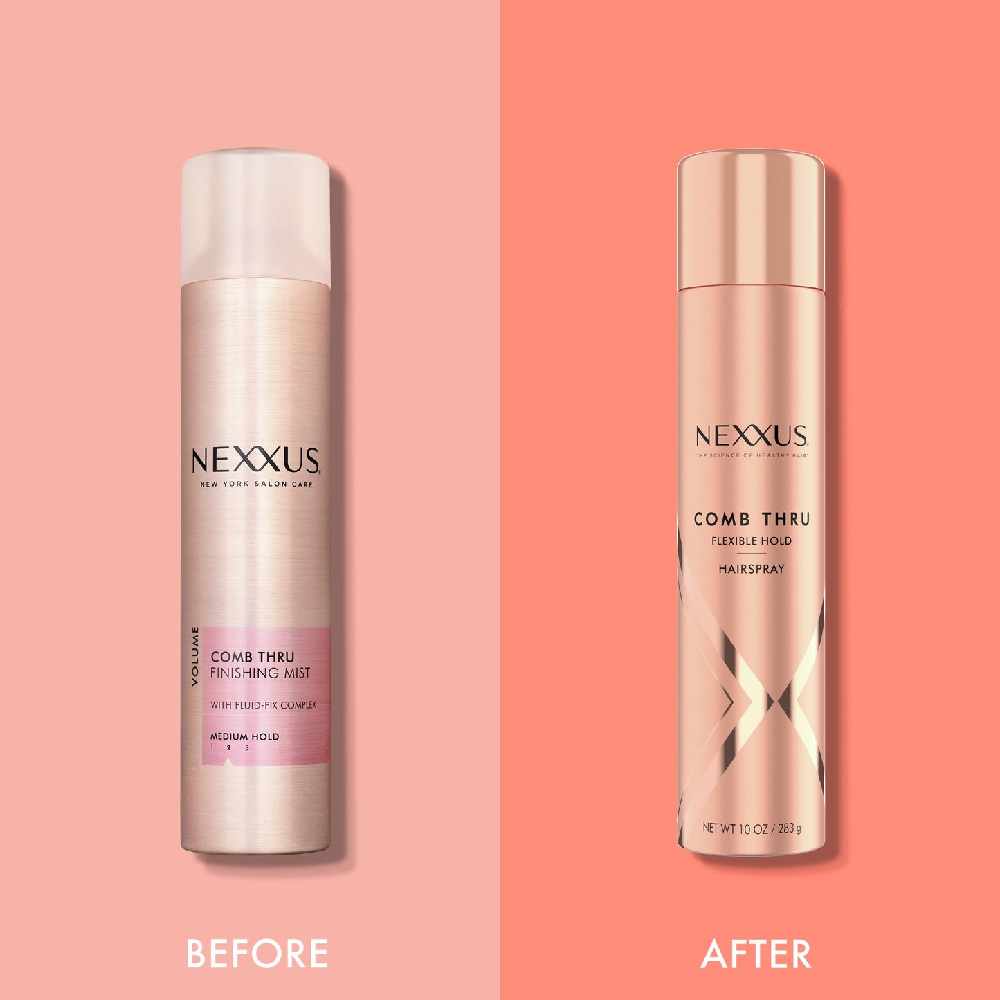 Nexxus Travel Size Comb Thru Flexible Hold Hairspray