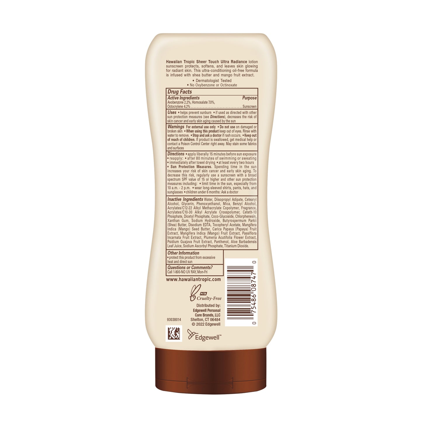 Hawaiian Tropic Sheer Touch Sunscreen Lotion Broad Spectrum - SPF 30
