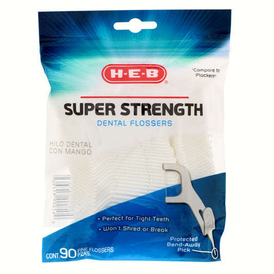 H-E-B Super Strength Dental Flossers & Pick