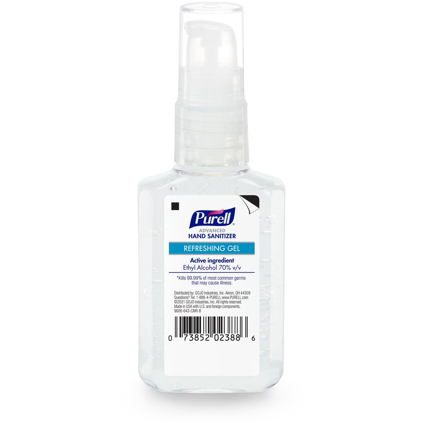 Purell Travel Size Advanced Hand Sanitizer - Refreshing Gel