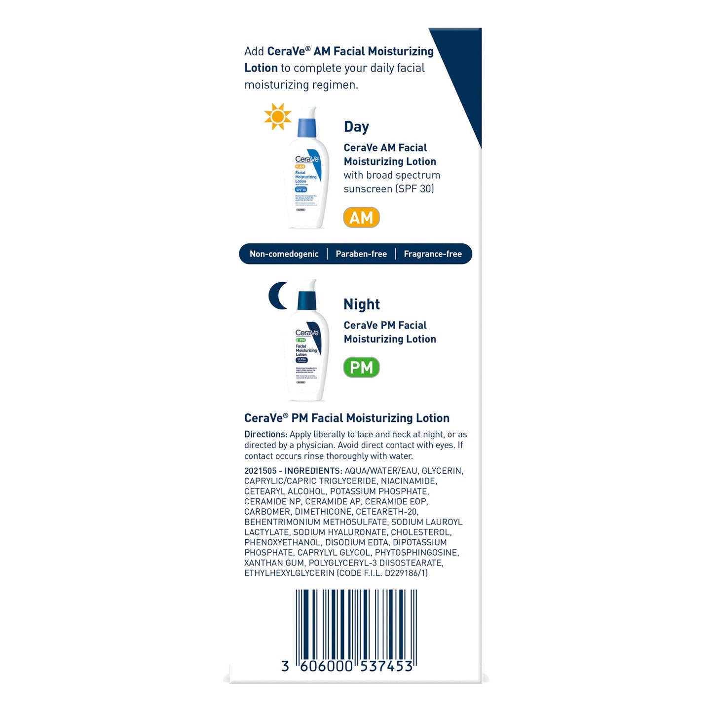 CeraVe PM Facial Moisturizing Lotion