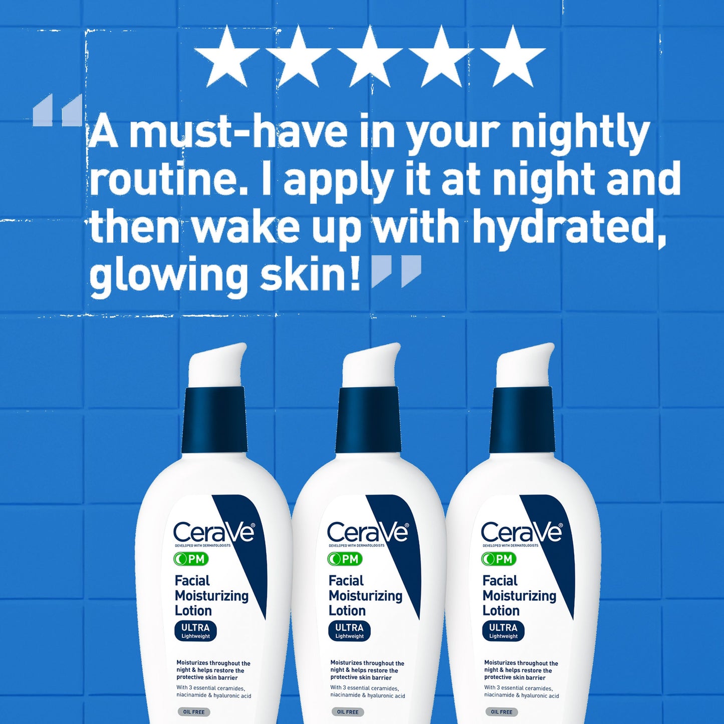 CeraVe PM Facial Moisturizing Lotion