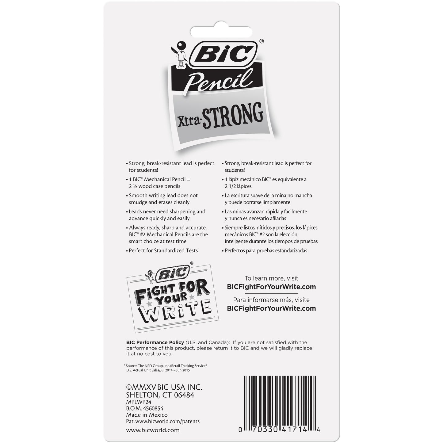 BIC Xtra Strong 0.9mm Mechanical Pencils