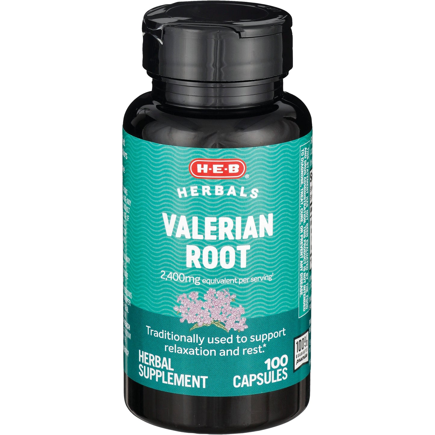 H-E-B Herbals Valerian Root 2,400 mg Capsules